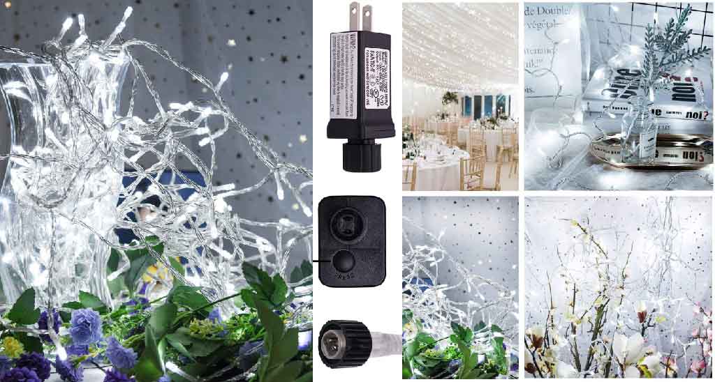 HONGM Waterproof Fairy Light 8 Modes 100 LED