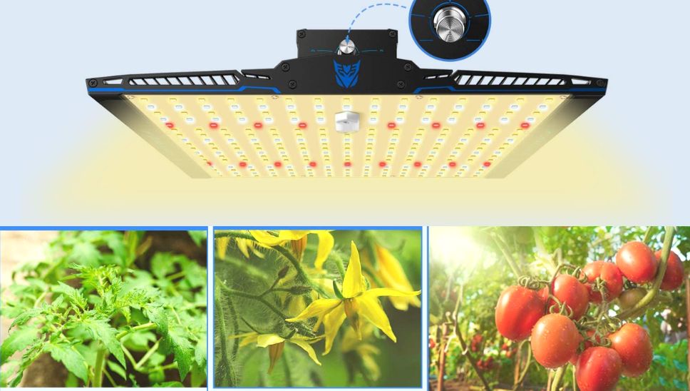 FAMURS TF1200 Dimmable LED Grow Light for Gardening