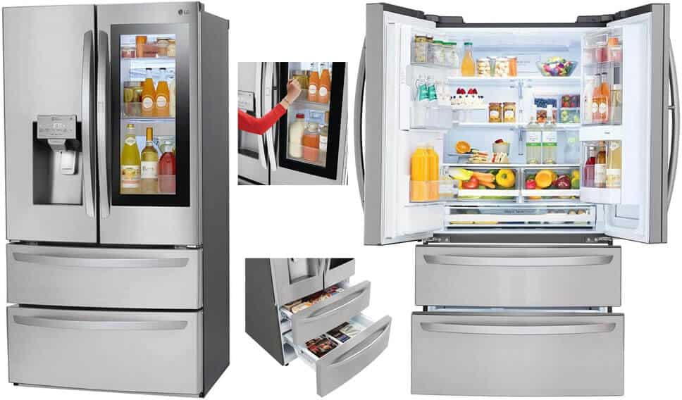 LG LMXS28596S 28 Cu. Ft. Stainless French-Door Smart Wi-Fi Enabled Refrigerator