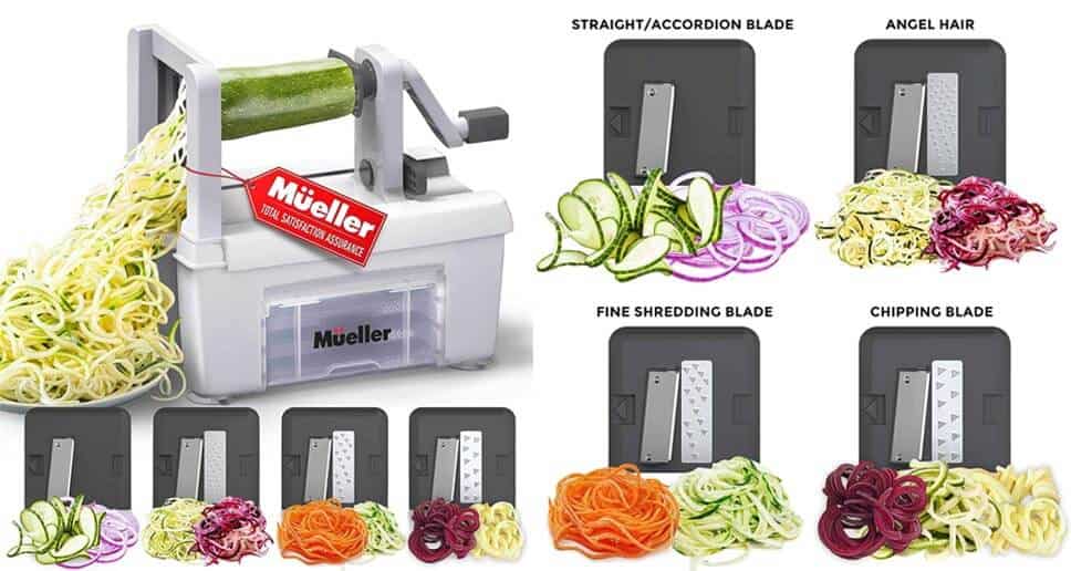 Mueller Pro Multi-Blade Spiralizer