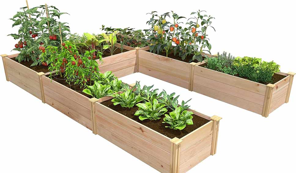 Greenes Fence Premium Cedar Raised Garden Bed