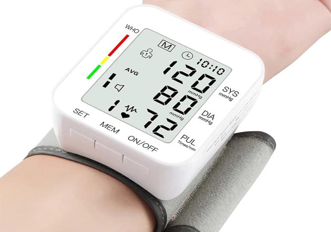 MMIZOO Wrist Blood Pressure Monitor Bp Monitor