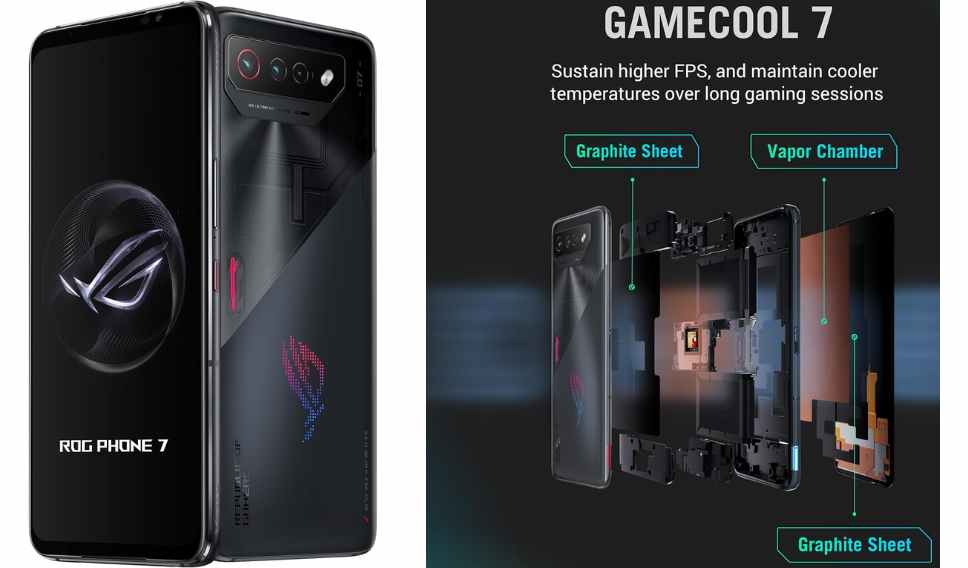 ASUS ROG Phone 7 Cell Phone, 6.78” FHD+ 2448x1080 165Hz