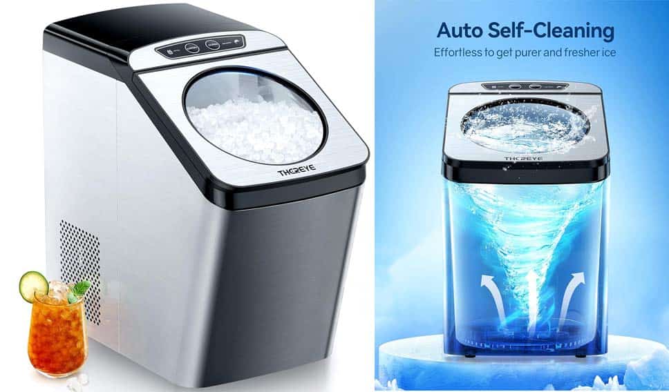 Thereye Countertop Nugget Ice Maker