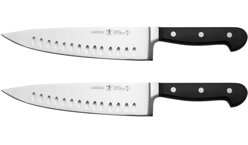 J.A. Henckels International Classic 8-Inch Hollow Edge Chef's Knife