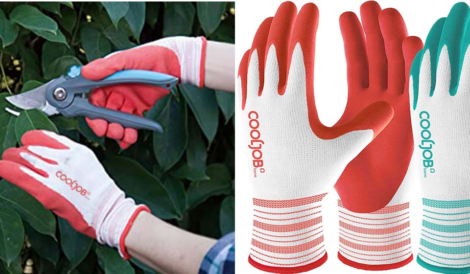 COOLJOB Gardening Gloves Best Gift for Women Ladies