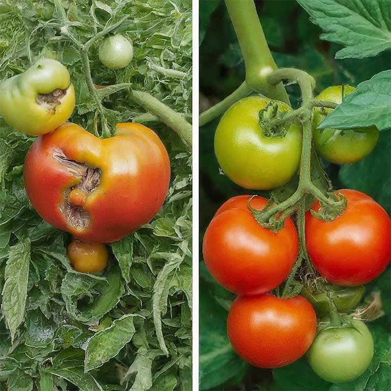 Catfacing In Tomatoes