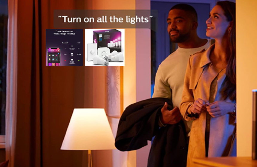 Philips Hue White and Color Ambiance LED Smart Bulb