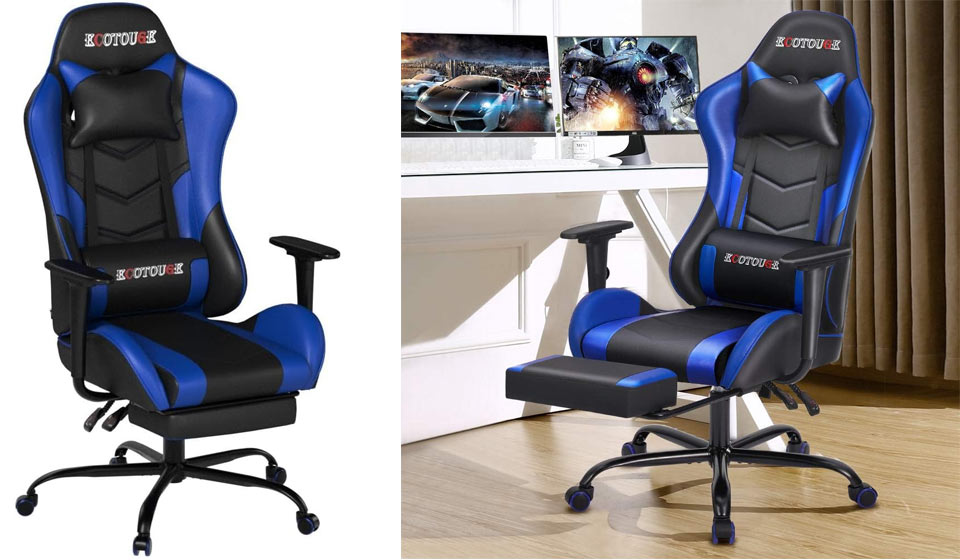 ECOTOUGE PC Massage Gaming Chair