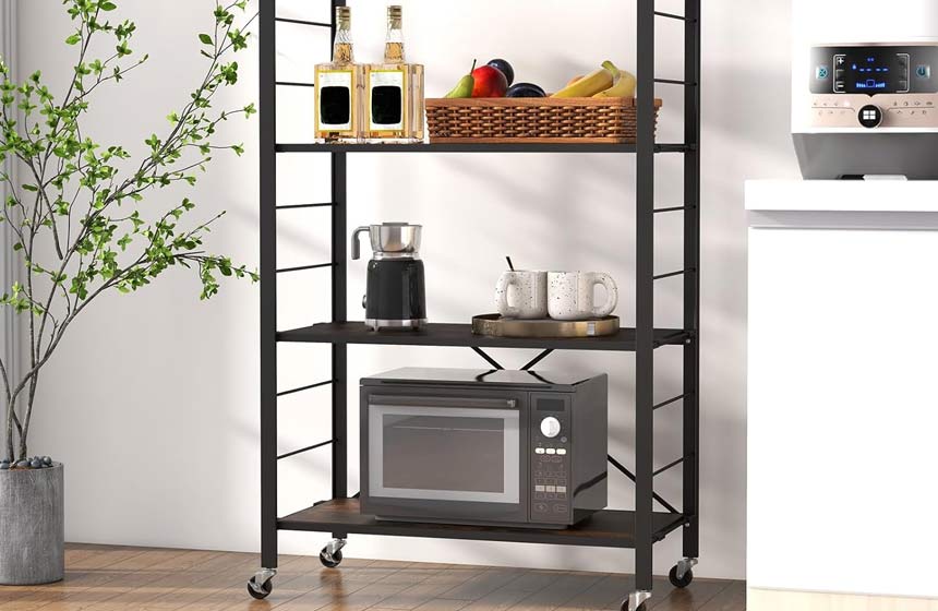 Giantex 4-Tier Folding Storage Shelf